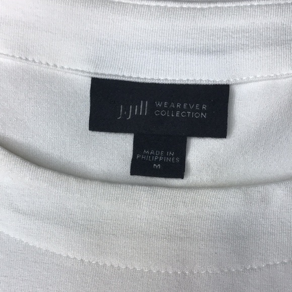 NEW J. Jill Wearever Layering Tank in White Size Medium - Picture 7 of 8